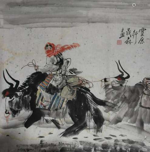 GAI MAO LINCHINESE PAINTING ATTRIBUTED TO
