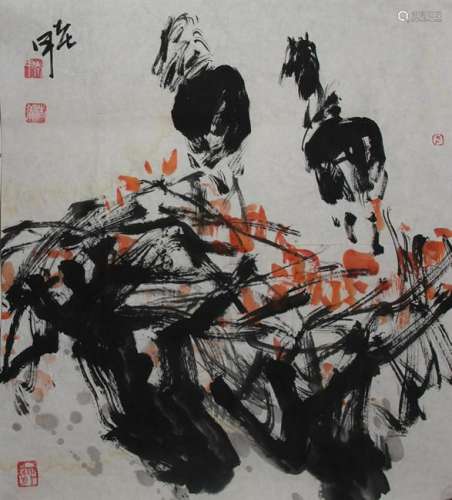 JIA HAO YICHINESE PAINTING ATTRIBUTED TO