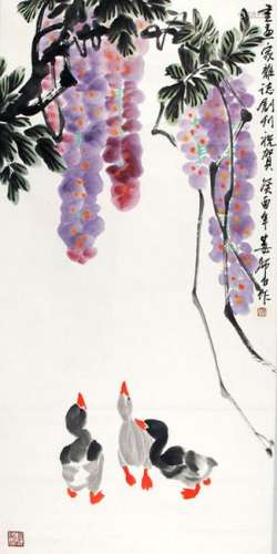 LOU SHI BAI,CHINESE PAINTING ATTRIBUTED TO