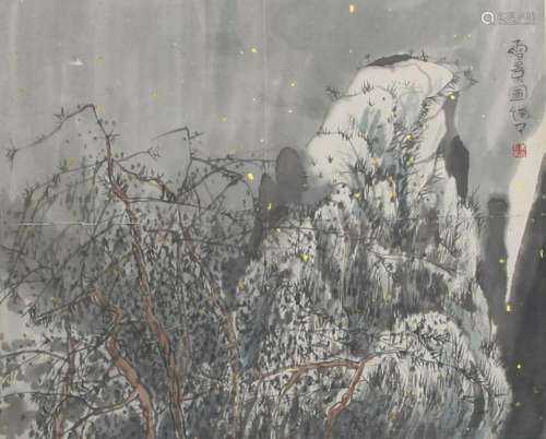 ZHU DAO PING CHINESE PAINTING (ATTRIBUTED TO )