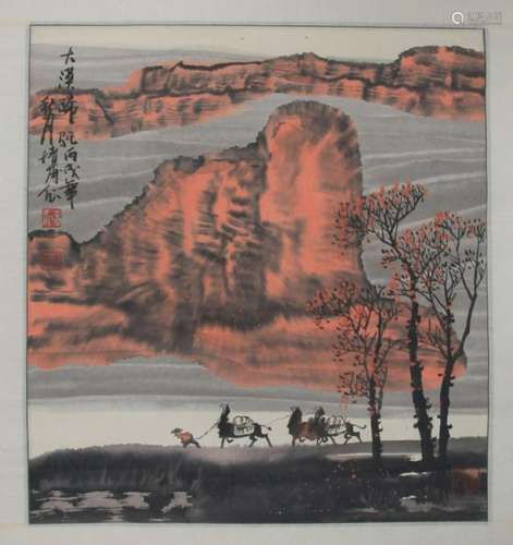 DU FUCHINESE PAINTING ATTRIBUTED TO