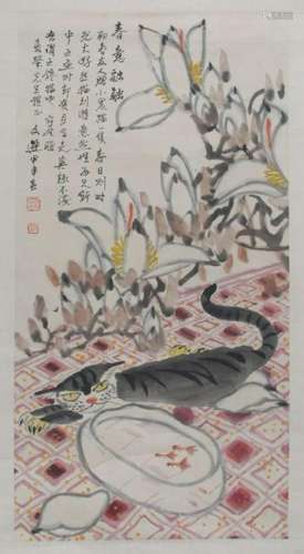 CHINESE PAINTING, ATTRIBUTED TO TANG WEN XUAN