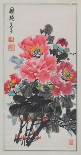 CHINESE PAINTING, ATTRIBUTED TO HAUNG MU XIAO