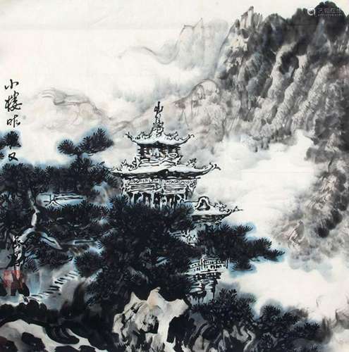 HE JING HAN CHINESE PAINTING, ATTRIBUTED TO