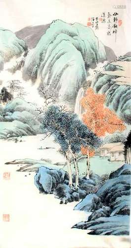 CHA DE QING, CHINESE PAINTING ATTRIBUTED TO