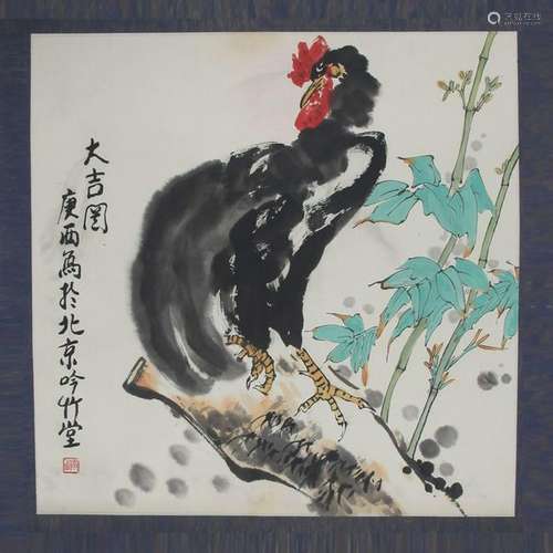 ZHAN QING XI, CHINESE PAINTING ATTRIBUTED TO