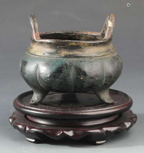 RARE  TRIPOD BRONZE CENSER