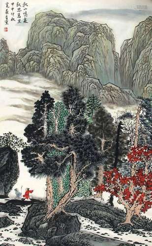 ZHENG BAI CHONG CHINESE PAINTING, ATTRIBUTED TO