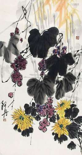 CHINESE PAINTING, ATTRIBUTED TO ZHAO A DAN