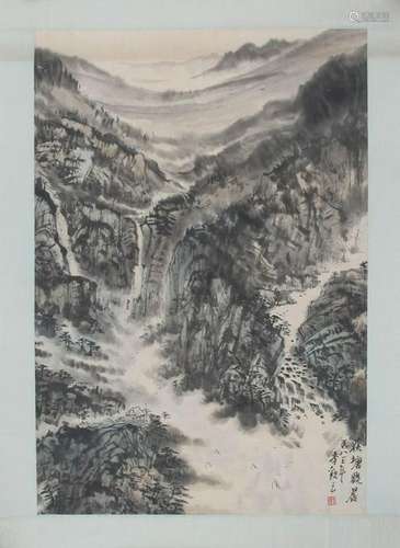 LI GUAN ZHI CHINESE PAINTING ATTRIBUTED TO