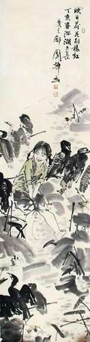 LIU GUO HUI CHINESE PAINTING, ATTRIBUTED TO