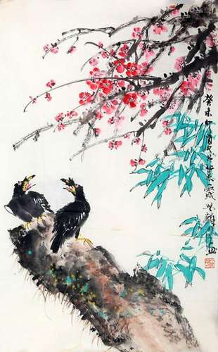 LI SHI LIN CHINESE PAINTING ATTRIBUTED TO