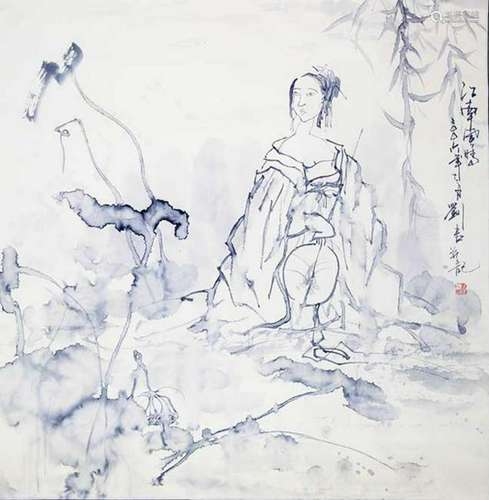 LIU JI, CHINESE PAINTING ATTRIBUTED TO