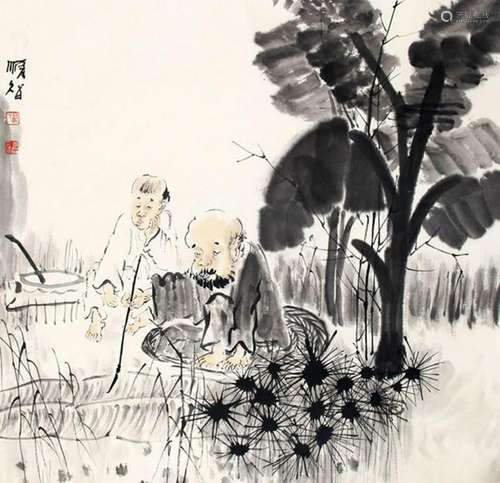 DAI SHUN ZHI, CHINESE PAINTING ATTRIBUTED TO