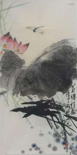 ZHOU MI,CHINESE PAINTING ATTRIBUTED TO