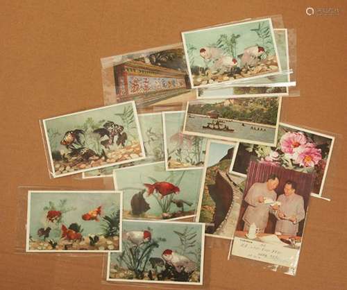 GROUP OF OLD CHINESE POSTCARDS