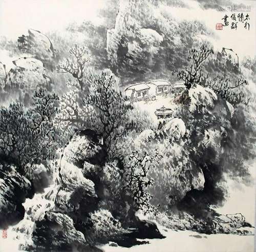 LIU JUN QUN, CHINESE PAINTING ATTRIBUTED TO