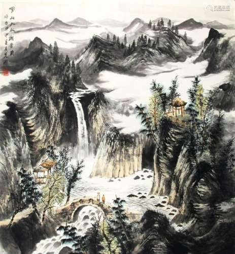 LIU QUAN YI, CHINESE PAINTING ATTRIBUTED TO