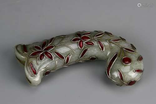 Indian Islamic Jade Dagger Handle