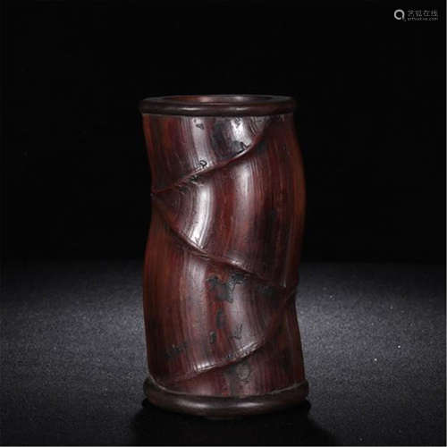 CHINESE BAMBOO BRUSH POT