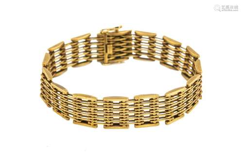 A gold fancy-link bracelet, 1967