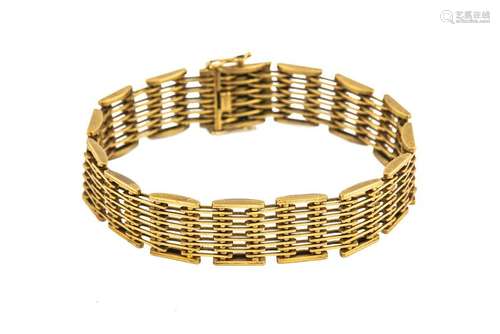 A gold fancy-link bracelet, 1967