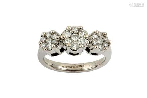 A diamond dress ring