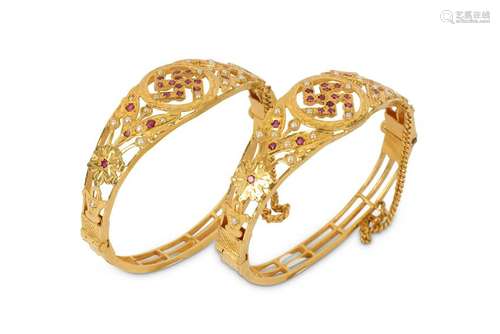 TWO GOLDEN BRACELETS