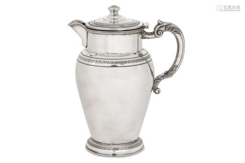 A 20th century Greek sterling silver jug, stamped 925