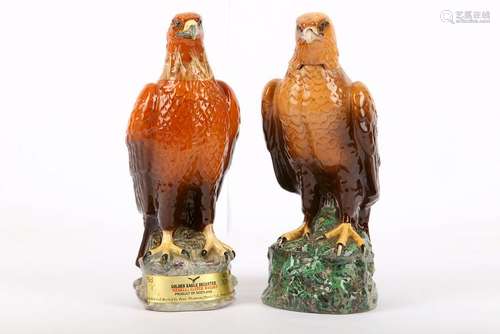 A Pair of Eagle Whisky Decanters