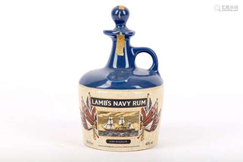 Lamb's Navy Rum H.M.S. Warrior Decanter