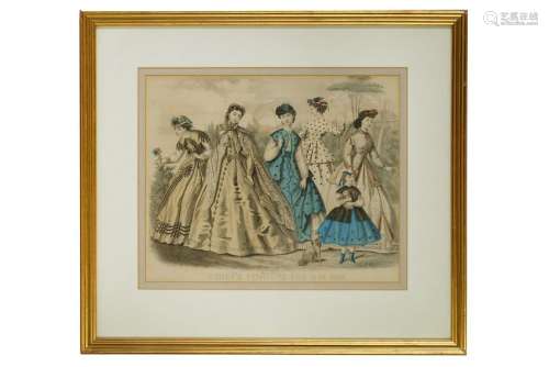 GODEY'S FASHIONS FOR MARCH 1871 AND MAY 1866