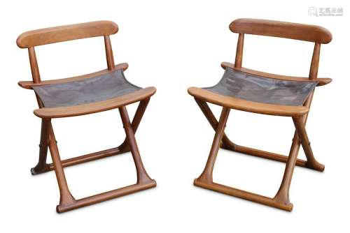 A pair of Bermudes folding chairs by Starbay