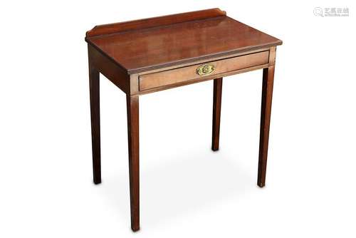 A 19th century mahogany side table