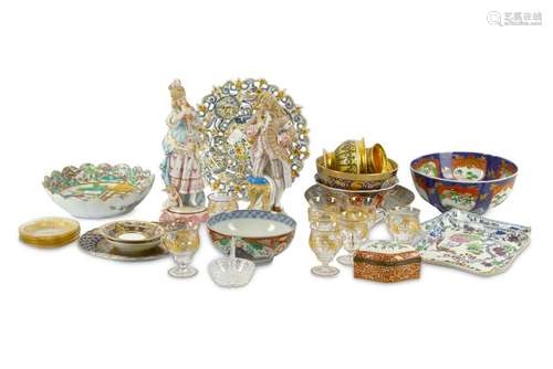 A good mixed ceramic and glass lot