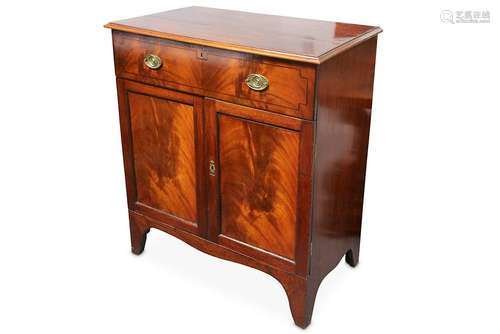 An early 19th Century mahogany side cabinet