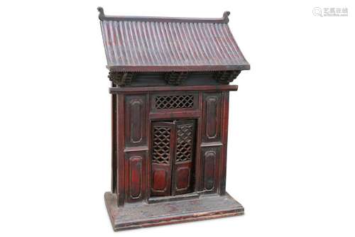 A decorative Asian shrine