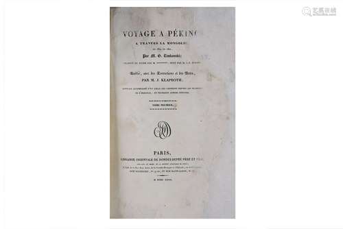 [China].- Timkovski (Egor Fedorovich)