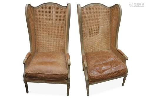 A pair of French design Deauville limed oak double