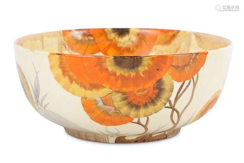 A Clarice Cliff 'Rodanthe' pattern circular bowl,