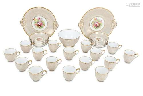 A mid 19th Century English bone china tea service