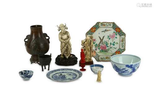 A collection of Chinese items.