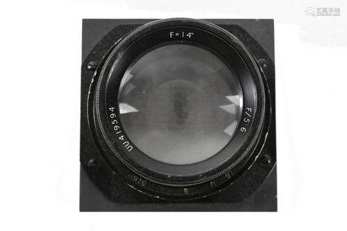 A Dallmeyer 14Â F/5.6 Air Ministry Lens,