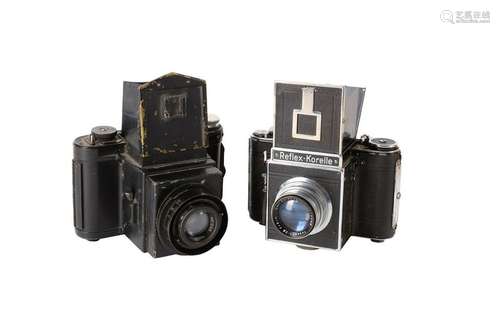 A Pair of Early Reflex Cameras