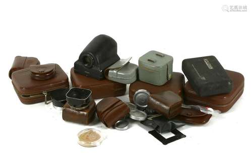 A Collection of Rolleiflex Accessories and Camera ERC's