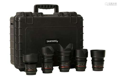 Samyang 5 Piece VDSLR Cine Lens Set