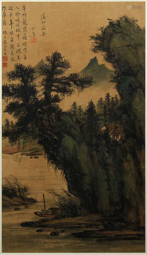 黎雄才 溪山扁舟