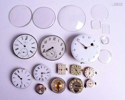 VARIOUS CLOCK MOVEMENTS including Nicolas Lind of