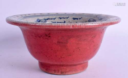 A CHINESE POTTERY BOWL. 15.5 cm wide.