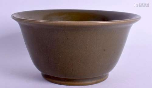 A CHINESE TEA DUST STONEWARE BOWL. 18 cm x 9 cm.